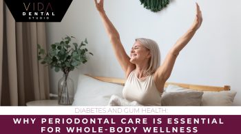 Discover the critical link between diabetes and gum health. Learn why periodontal care is vital for whole-body wellness at VIDA Dental Studio in Santa Fe, NM. Protect your smile & health!