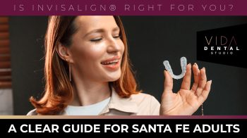 Discover if Invisalign is right for you. Learn how Vida Dental Studio in Santa Fe helps adults discreetly straighten their smiles with custom Invisalign treatment.