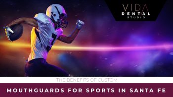 Protect your smile during sports with custom mouthguards from Vida Dental Studio in Santa Fe. Comfortable, durable, & effective. Book your fitting today!